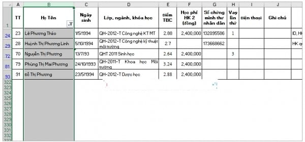 Cách Tìm Tên Trong Excel Cực Nhanh - Cực Đơn Giản 6 Hướng dẫn cách tìm tên trong Excel