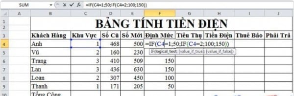 Cách Tính Đơn Giá Trong Excel Chuẩn Có Ví Dụ Cụ Thể 2 Cách tính đơn giá trong Excel bằng hàm IF