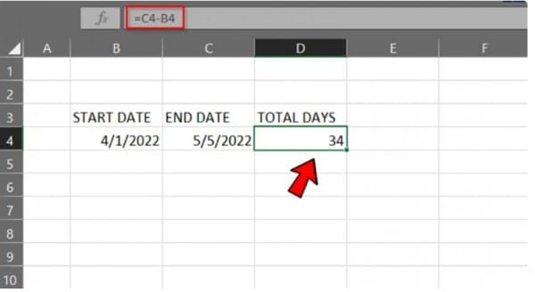 Bật Mí Cách Tính Ngày Trong Excel Dễ Sử Dụng - Chi Tiết 1 Hướng dẫn cách tính ngày trong Excel