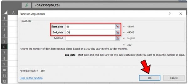 Bật Mí Cách Tính Ngày Trong Excel Dễ Sử Dụng - Chi Tiết 6 Hướng dẫn cách tính ngày trong Excel