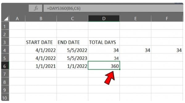 Bật Mí Cách Tính Ngày Trong Excel Dễ Sử Dụng - Chi Tiết 7 Hướng dẫn cách tính ngày trong Excel