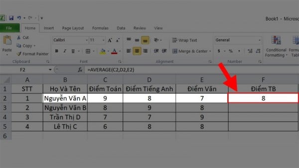 Cách Tính Trung Bình Trong Excel Dễ Nhất - Nhanh Nhất 5 Hướng dẫn cách tính trung bình trong Excel