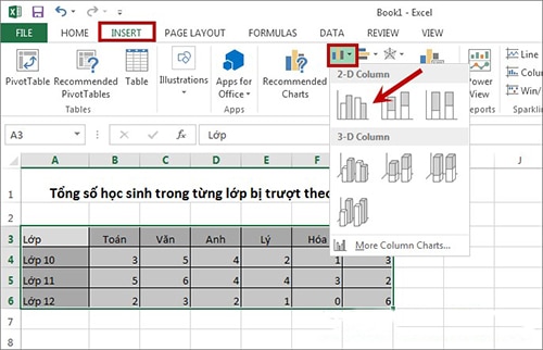 Cách Vẽ Đồ Thị Trong Excel Chi Tiết - Đơn Giản - Đẹp Mắt 11 Cách vẽ đồ thị dạng cột trong Excel