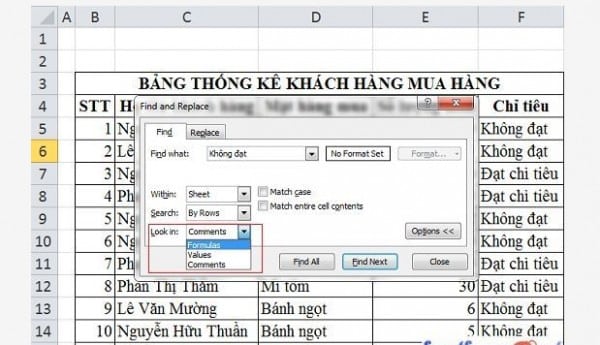 Hướng Dẫn Nhanh Cách Tìm Kiếm Trong Excel Đơn Giản 17 Ctrl + F trong Excel không tìm được?