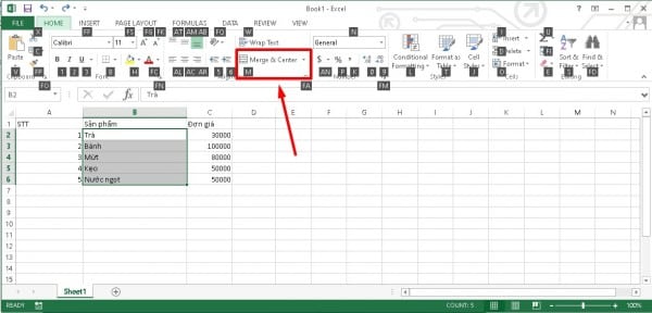 Cách Gộp Ô Trong Excel Thực Hiện Nhanh - Không Mất Dữ Liệu 11 Cách gộp ô trong Excel 2010