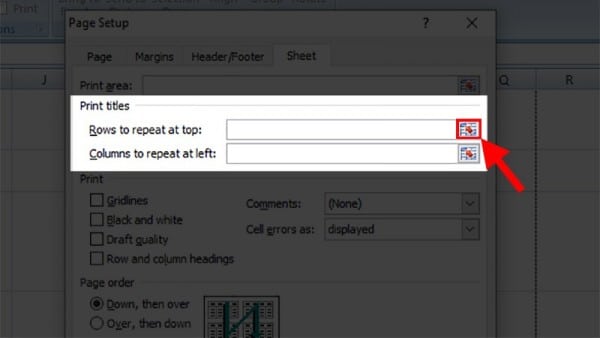 Cách Lặp Lại Tiêu Đề Trong Excel Thao Tác Nhanh 12 Hướng dẫn cách lặp lại tiêu đề trong Excel 2007