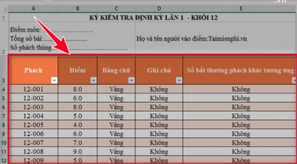 Hướng Dẫn Nhanh Cách Tạo Bảng Trong Excel Chi Tiết 14 Cách tạo bảng phức tạp trong Excel
