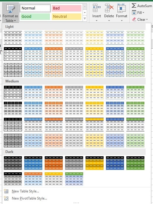 Hướng Dẫn Nhanh Cách Tạo Bảng Trong Excel Chi Tiết 5 Hướng dẫn cách tạo bảng trong Excel đơn giản