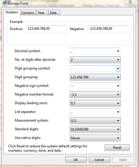 TOP 1 Cách Đổi Dấu Phẩy Thành Dấu Chấm Trong Excel 10 Cách chuyển dấu phẩy thành dấu chấm trong Win 7