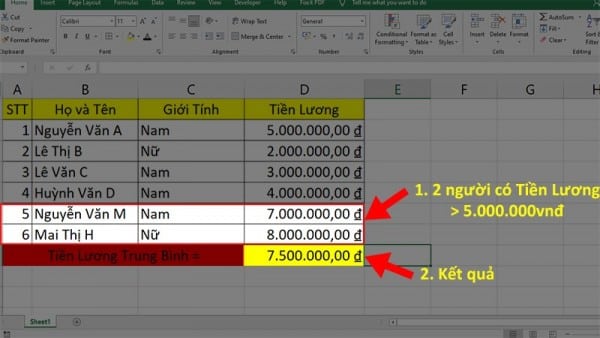 Cách Tính Điểm Trung Bình Trong Excel ĐƠN GIẢN NHẤT 10 Hàm tính trung bình có điều kiện trong Excel