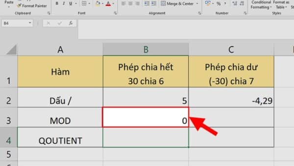Cách Sử Dụng Hàm Chia Trong Excel Đơn Giản Nhất 7 Ví dụ khi sử dụng hàm MOD trong Excel