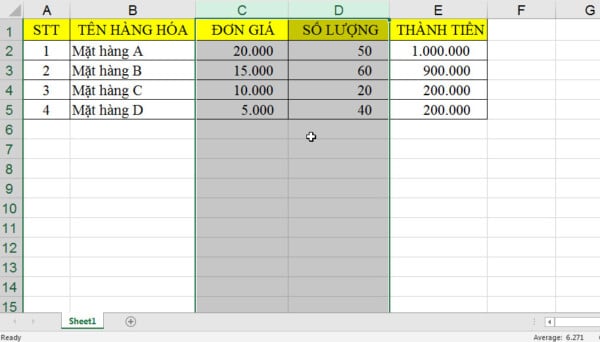 3 Cách Xóa Cột Trong Excel "Đơn Giản" Có Ví Dụ Minh Hoạ