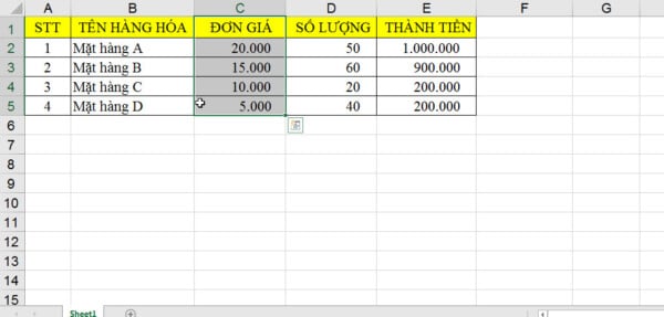 3 Cách Xóa Cột Trong Excel "Đơn Giản" Có Ví Dụ Minh Hoạ