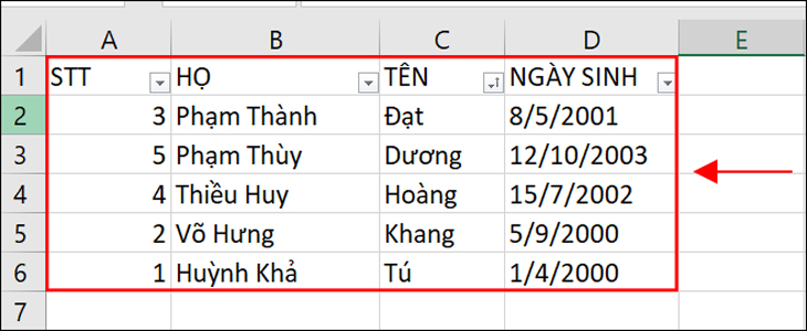 Cách Sắp Xếp Tên Theo Abc Trong Excel "Nhanh Gọn" Nhất 21 Cách Sắp Xếp Tên Theo Abc Trong Excel "Nhanh Gọn" Nhất