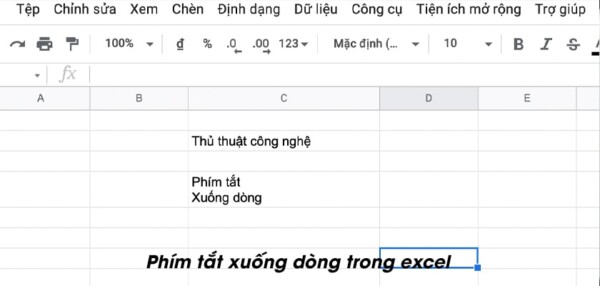 Cách Xuống Dòng Trong 1 Ô Excel Đơn Giản Trong 1 Nốt Nhạc 3 Cách Xuống Dòng Trong 1 Ô Excel Đơn Giản Trong 1 Nốt Nhạc