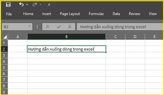 6 Cách Xuống Hàng Trong Excel "SIÊU" Đơn Giản 1 6 Cách Xuống Hàng Trong Excel "SIÊU" Đơn Giản