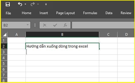 6 Cách Xuống Hàng Trong Excel "SIÊU" Đơn Giản 2 6 Cách Xuống Hàng Trong Excel "SIÊU" Đơn Giản