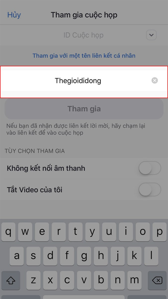 Bạn có thể đổi tên bằng cách nhập tên mới tại ô