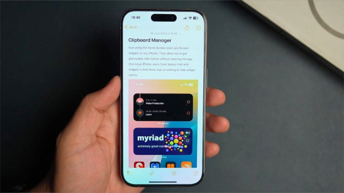 Clipboard trên iPhone