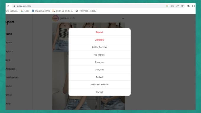 Dùng Trang Web Hỗ Trợ Tải Ảnh Instagram