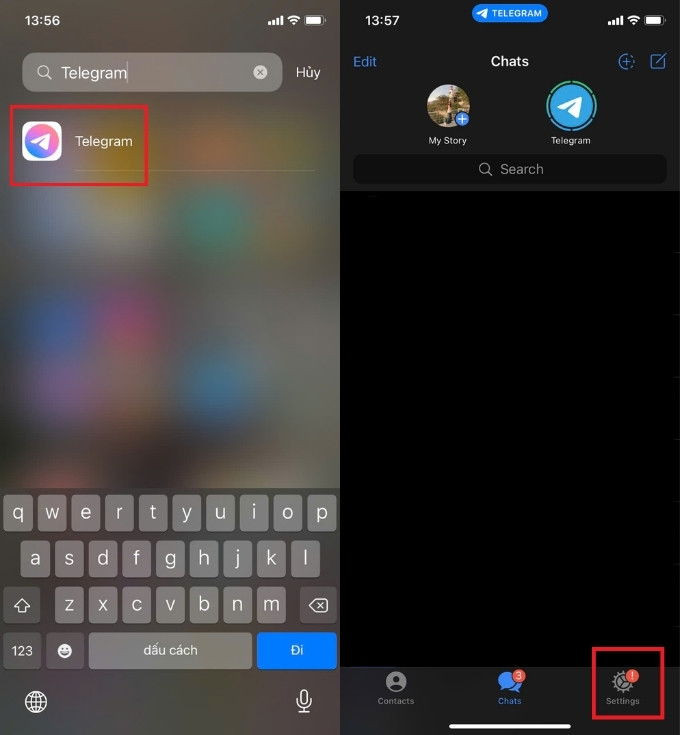 Hướng dẫn tắt trạng thái online trên điện thoại Telegram