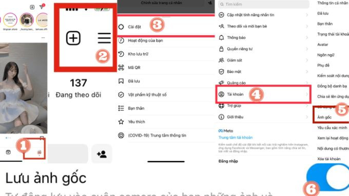 Kích Hoạt Tính Năng Tự Động Lưu Ảnh