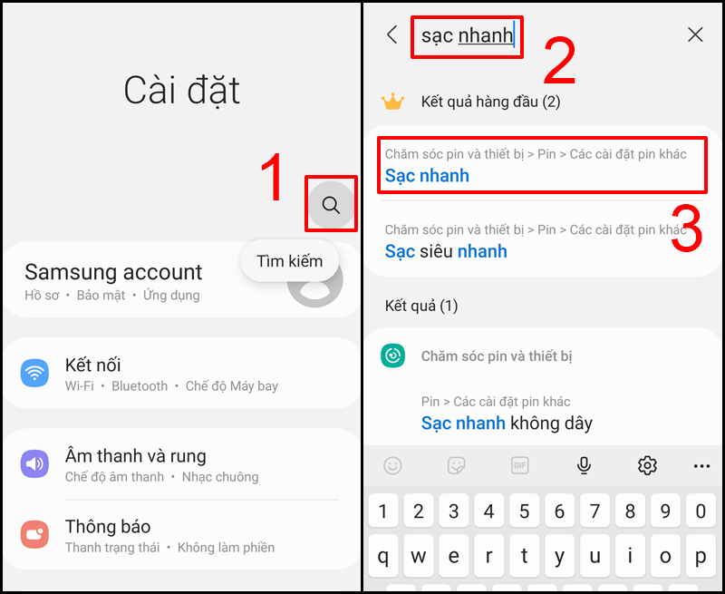 Cách bật sạc nhanh trên điện thoại Samsung cực đơn giản! 1 Cách bật sạc nhanh trên điện thoại Samsung cực đơn giản!