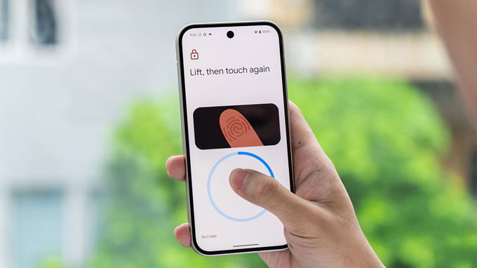 Quét vân tay trên smartphone