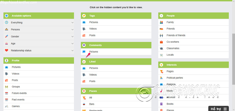 Bình luận của người yêu