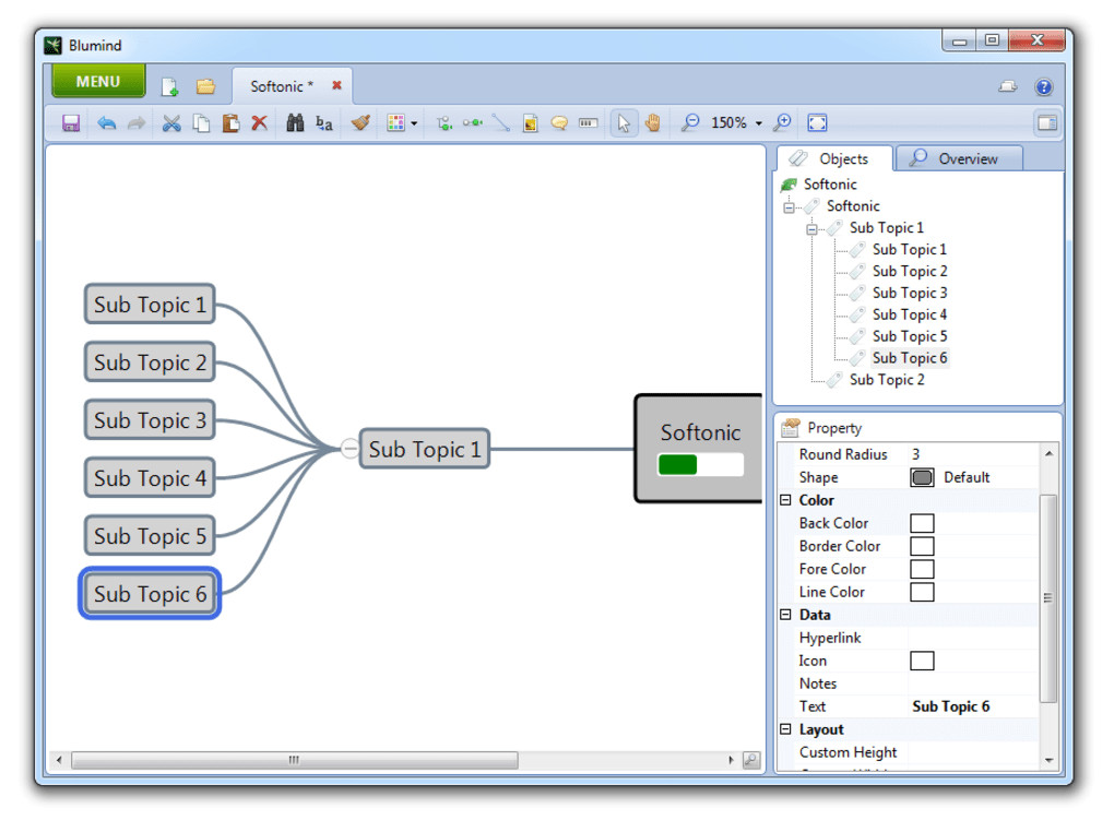 Blumind - Phần mềm vẽ sơ đồ tư duy miễn phí hiệu quả