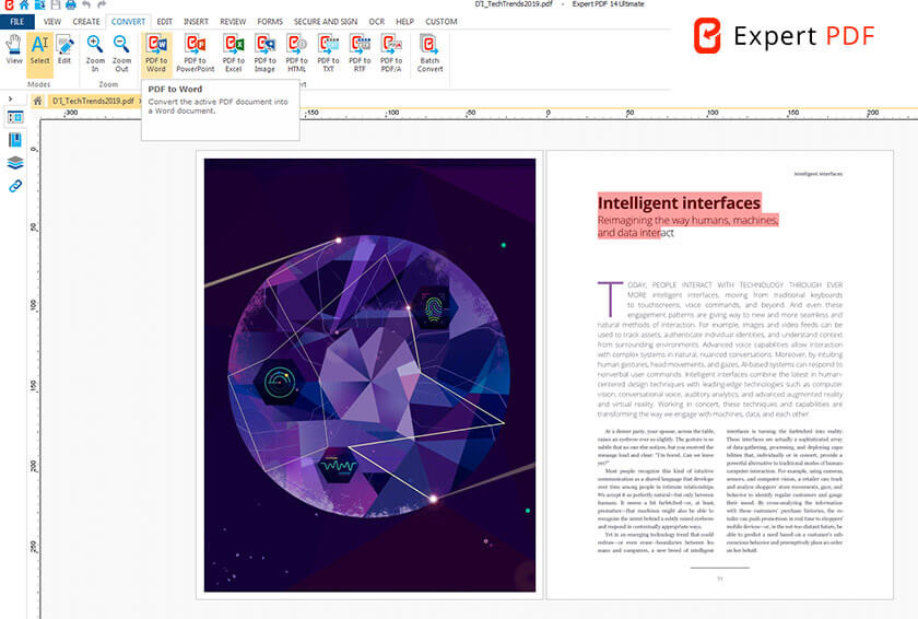 Expert PDF Reader - Phần mềm đọc PDF trên PC