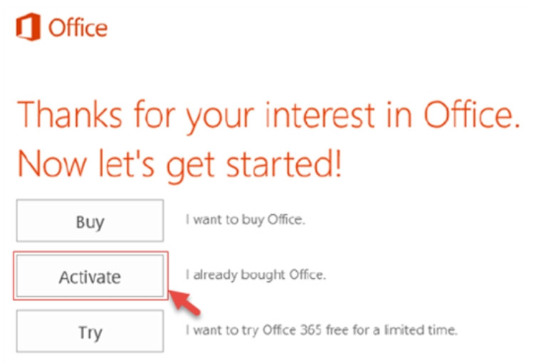 Hướng dẫn nhập Key Office 365