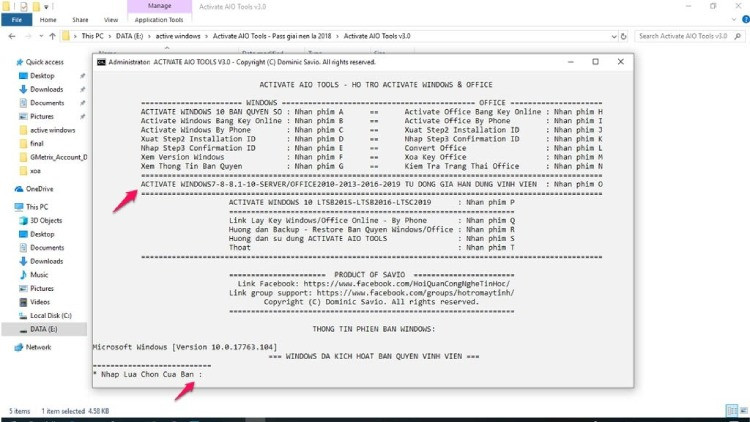 Hướng dẫn sử dụng AIO Tools