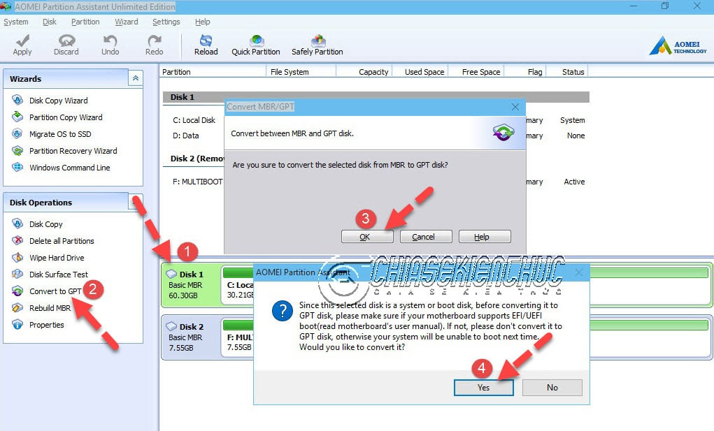 Kết thúc quá trình bung file Ghost