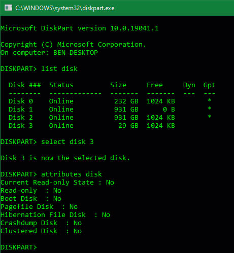 Loại bỏ tính năng Write Protection trên ổ