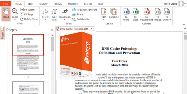 Phần mềm đọc PDF Nitro Reader