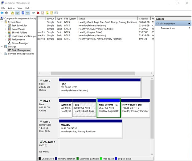 Sử dụng Disk Management để sửa lỗi không format được USB - Ảnh 1