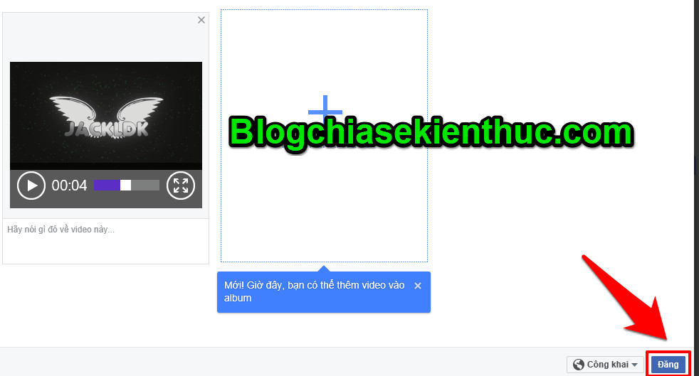 Tải video lên Facebook