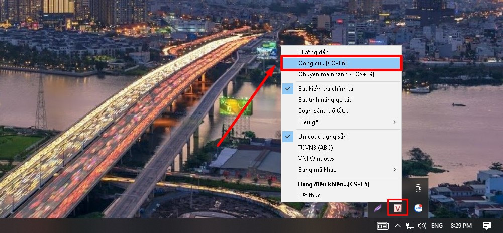 Bước 2: Mở Unikey