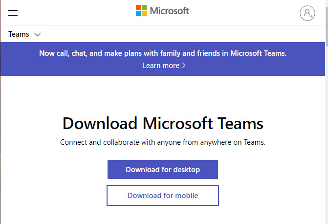 Chọn phiên bản Microsoft Teams