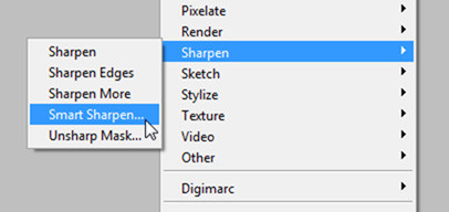 Chọn Smart Sharpen