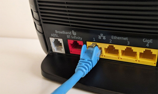Cổng Ethernet trên router