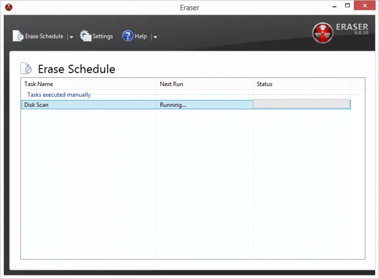 Eraser phần mềm xóa file