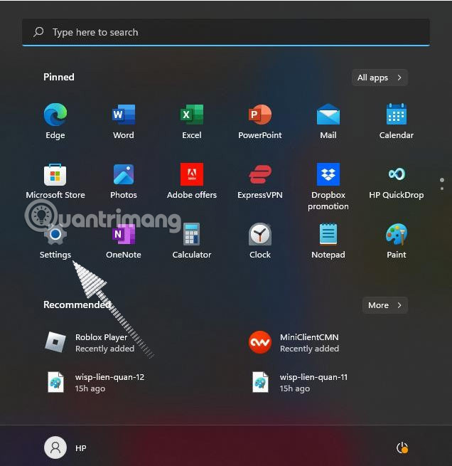 Giao diện cài đặt Windows 11