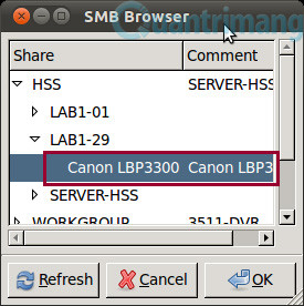 Hoàn thành cài đặt máy in trên Ubuntu