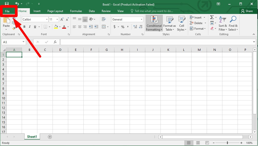 Hướng dẫn cách đổi dấu phẩy thành dấu chấm trong Excel bước 1