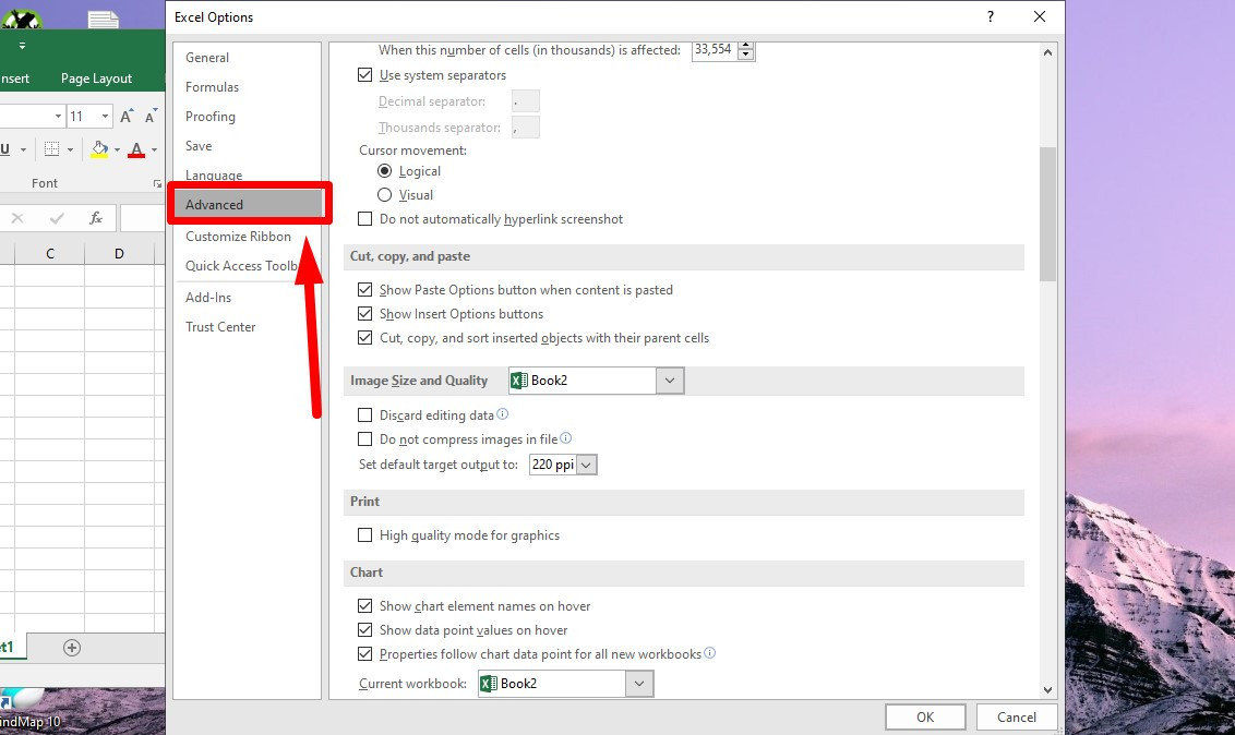 Hướng dẫn cách đổi dấu phẩy thành dấu chấm trong Excel bước 3
