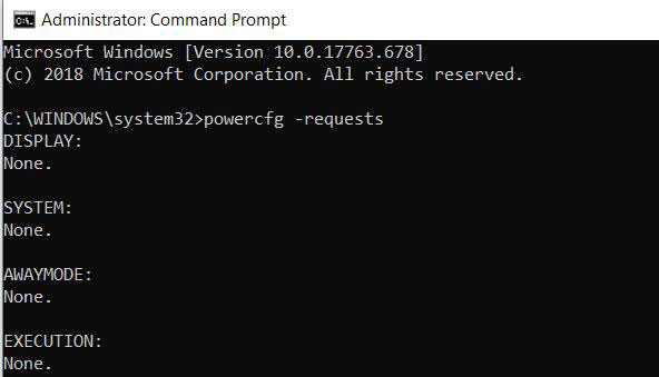 Kiểm tra máy tính để tìm ứng dụng cản trở chế độ Sleep