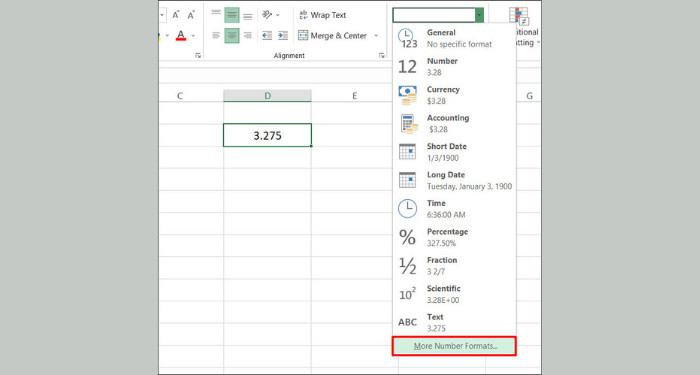 Làm tròn số trong Excel