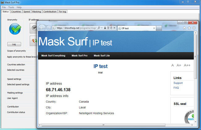 Mask Surf Pro lướt web ẩn danh